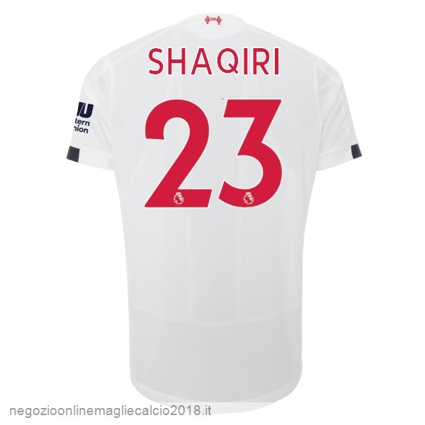 NO.23 Shaqiri Away Online Maglie Calcio Liverpool 2019/20 Bianco