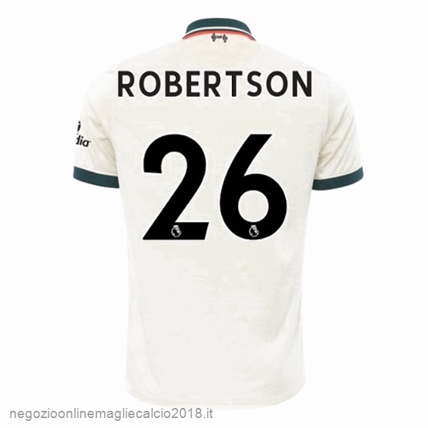 NO.26 Robertson Away Online Maglia Liverpool 2021/2022 Bianco