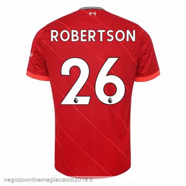 NO.26 Robertson Home Online Maglia Liverpool 2021/2022 Rosso