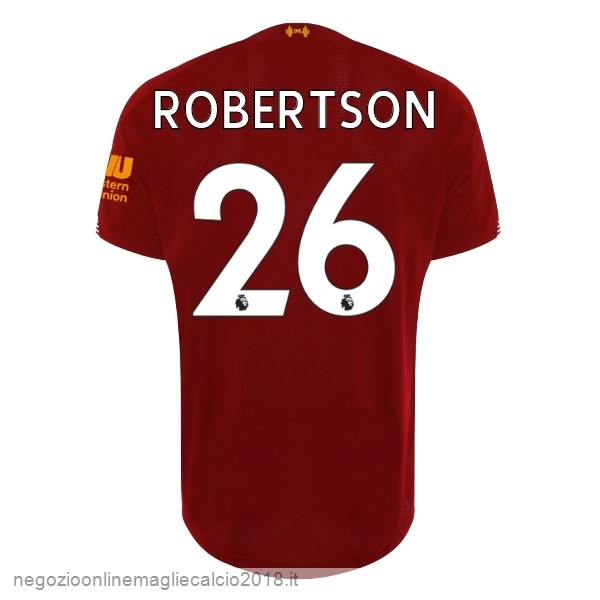 NO.26 Robertson Home Online Maglie Calcio Liverpool 2019/20 Rosso