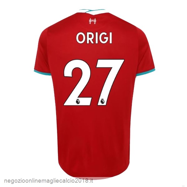 NO.27 Origi Home Online Maglia Liverpool 2020/21 Rosso