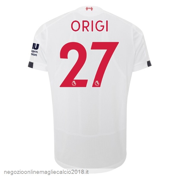 NO.27 Oroigi Away Online Maglie Calcio Liverpool 2019/20 Bianco