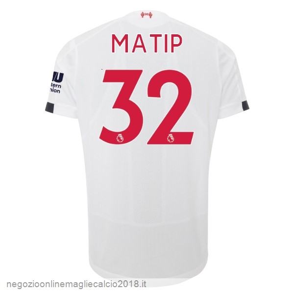 NO.32 Matip Away Online Maglie Calcio Liverpool 2019/20 Bianco
