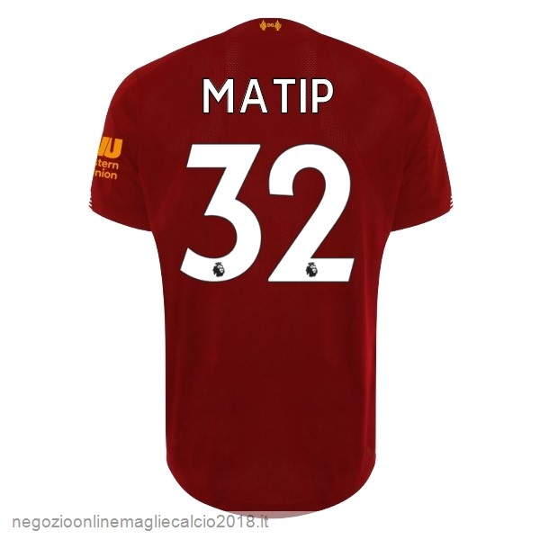 NO.32 Matip Home Online Maglie Calcio Liverpool 2019/20 Rosso