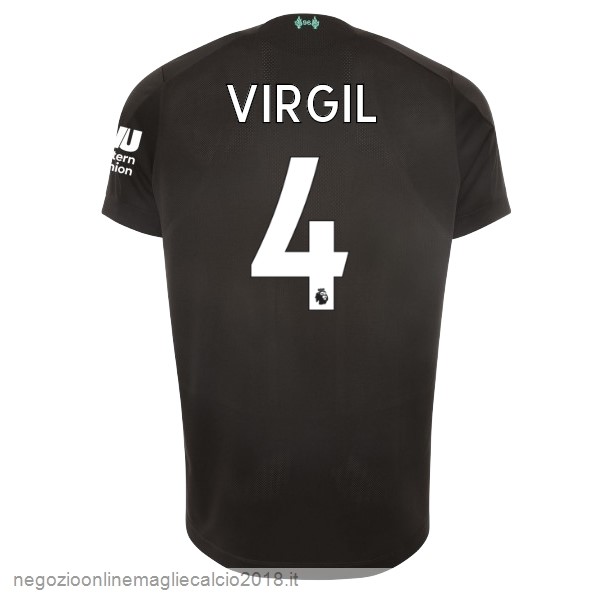 NO.4 Virgil Terza Online Maglie Calcio Liverpool 2019/20 Nero