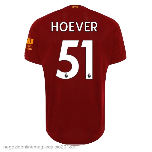 NO.51 Hoever Home Online Maglie Calcio Liverpool 2019/20 Rosso