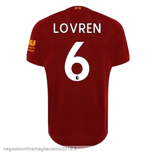 NO.6 Lovren Home Online Maglie Calcio Liverpool 2019/20 Rosso
