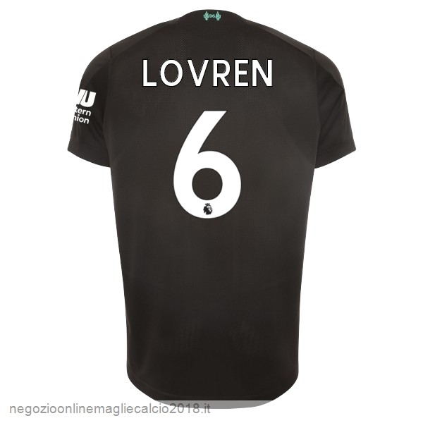 NO.6 Lovren Terza Online Maglie Calcio Liverpool 2019/20 Nero