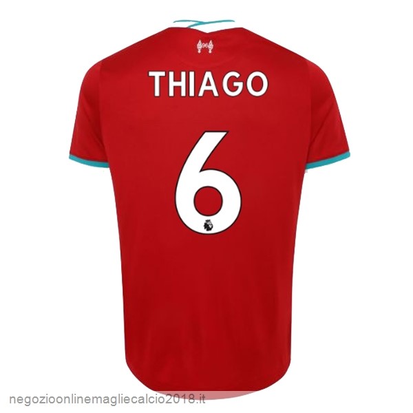 NO.6 Thiago Home Online Maglia Liverpool 2020/21 Rosso