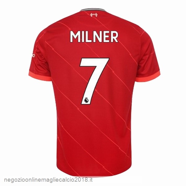 NO.7 Milner Home Online Maglia Liverpool 2021/2022 Rosso