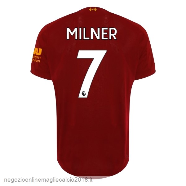 NO.7 Milner Home Online Maglie Calcio Liverpool 2019/20 Rosso