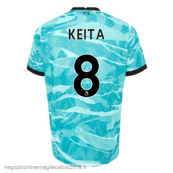 NO.8 Keita Away Online Maglia Liverpool 2020/21 Blu