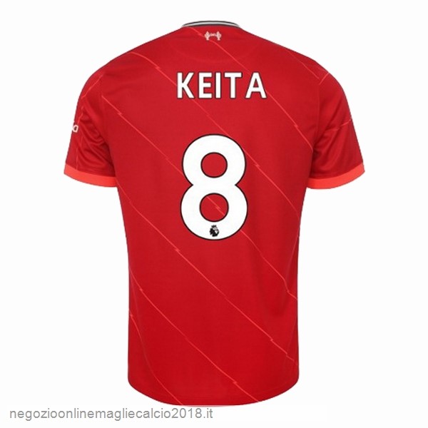 NO.8 Keita Home Online Maglia Liverpool 2021/2022 Rosso