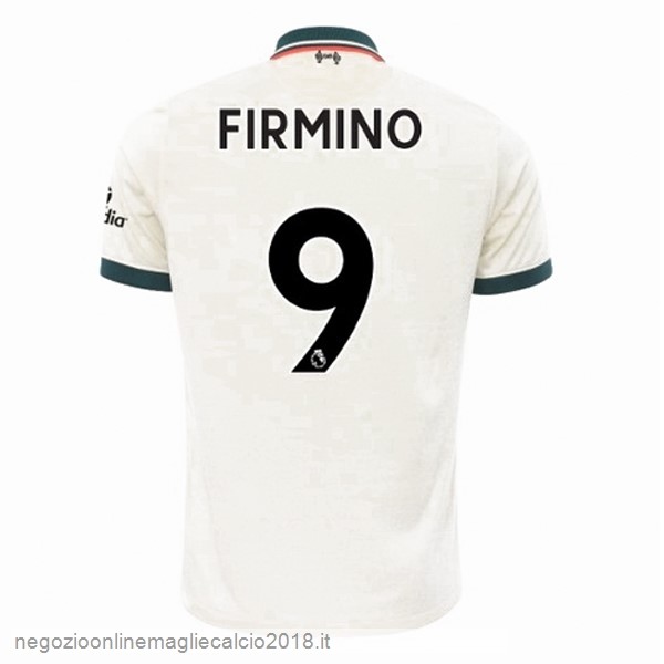 NO.9 Firmino Away Online Maglia Liverpool 2021/2022 Bianco
