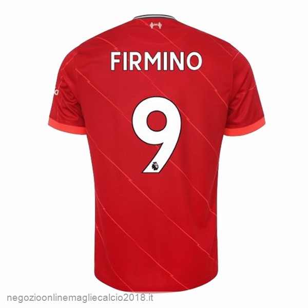 NO.9 Firmino Home Online Maglia Liverpool 2021/2022 Rosso