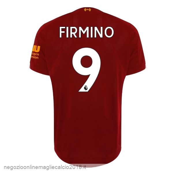 NO.9 Firmino Home Online Maglie Calcio Liverpool 2019/20 Rosso