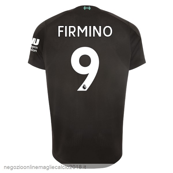 NO.9 Firmino Terza Online Maglie Calcio Liverpool 2019/20 Nero