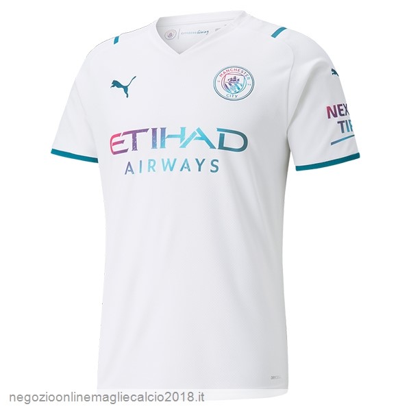Away Online Maglia Manchester City 2021/2022 Bianco