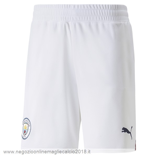 Home Online Pantaloni Manchester City 2022/23 Bianco