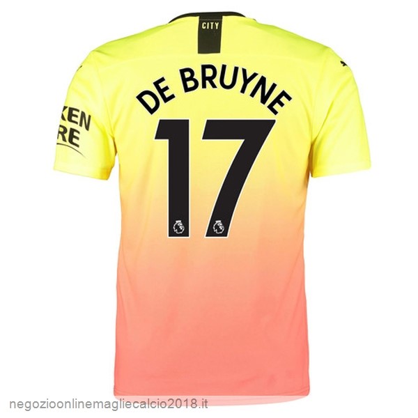 NO.17 De Bruyne Terza Online Maglie Calcio Manchester City 2019/20 Oroange
