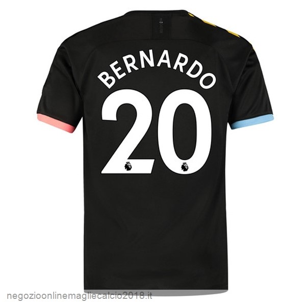 NO.20 Bernardo Away Online Maglie Calcio Manchester City 2019/20 Nero