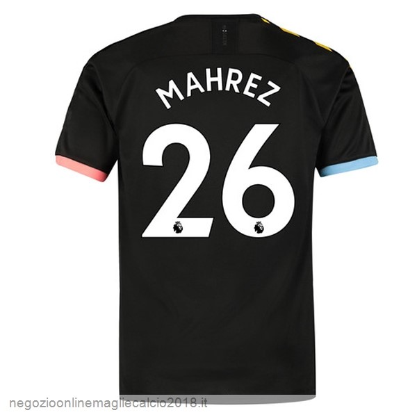 NO.26 Mahrez Away Online Maglie Calcio Manchester City 2019/20 Nero