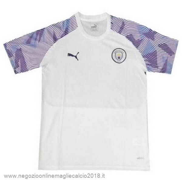 Online Formazione Manchester City 2020/21 Bianco Purpureo