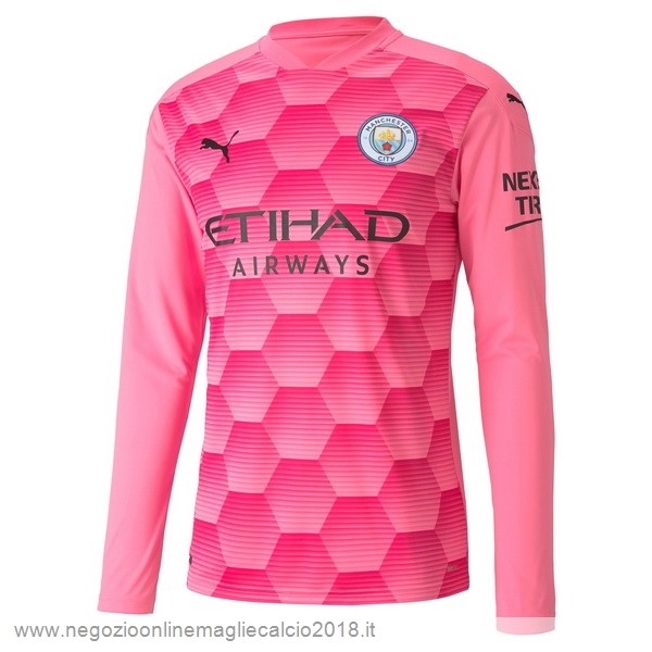 Terza Online Manica lunga Portiere Manchester City 2020/2021 Rosa