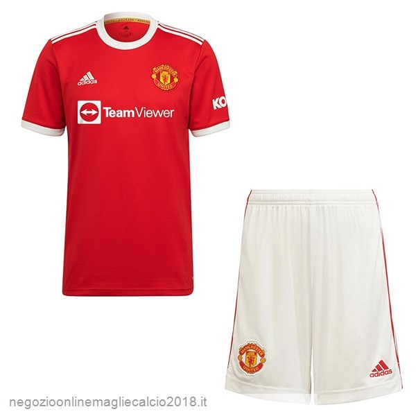 Home Online Set Completo Bambino Manchester United 2021/2022 Rosso