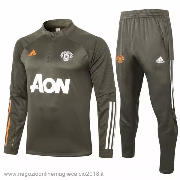 Giacca Manchester United 2020/21 Verde Navy