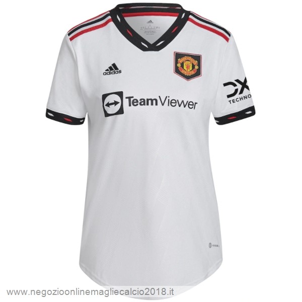 Away Online Maglia Donna Manchester United 2022/23 Bianco