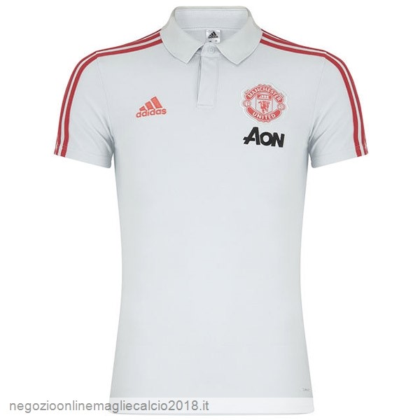 Online Polo Manchester United 2019/20 Bianco