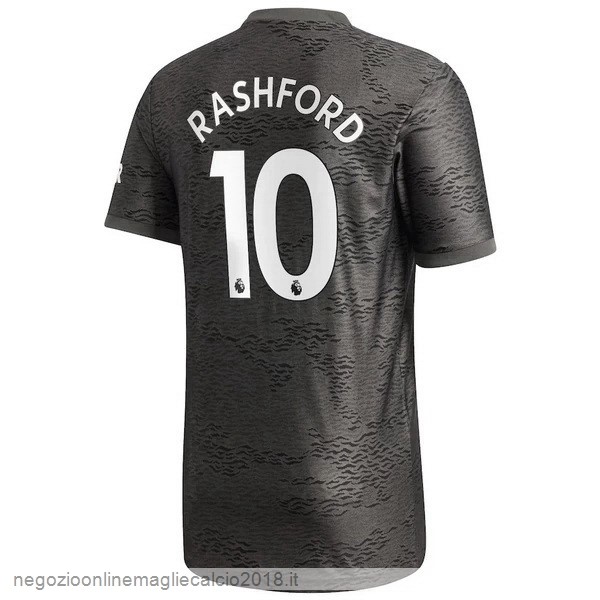 NO.10 Rashford Away Online Maglia Manchester United 2020/21 Nero