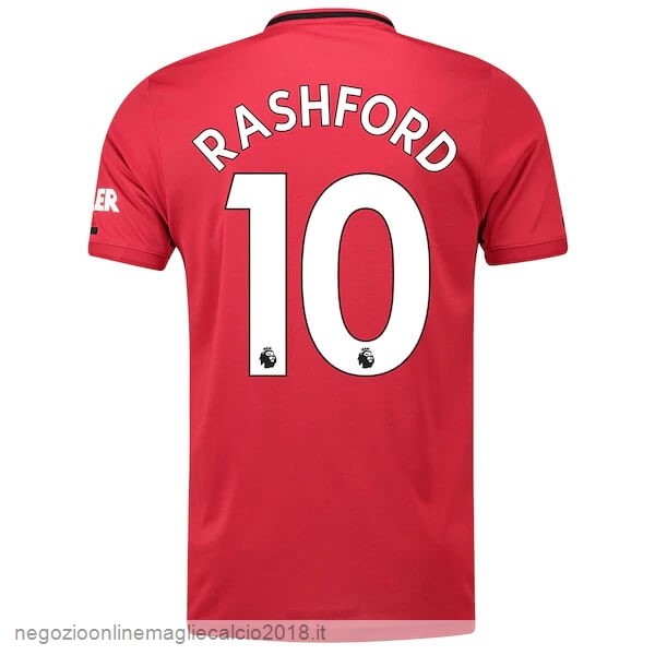NO.10 Rashford Home Online Maglia Manchester United 2019/20 Rosso