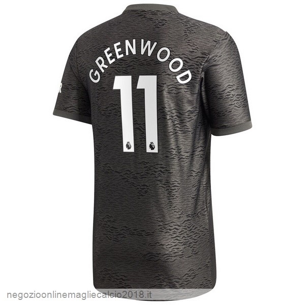 NO.11 Greenwood Away Online Maglia Manchester United 2020/21 Nero