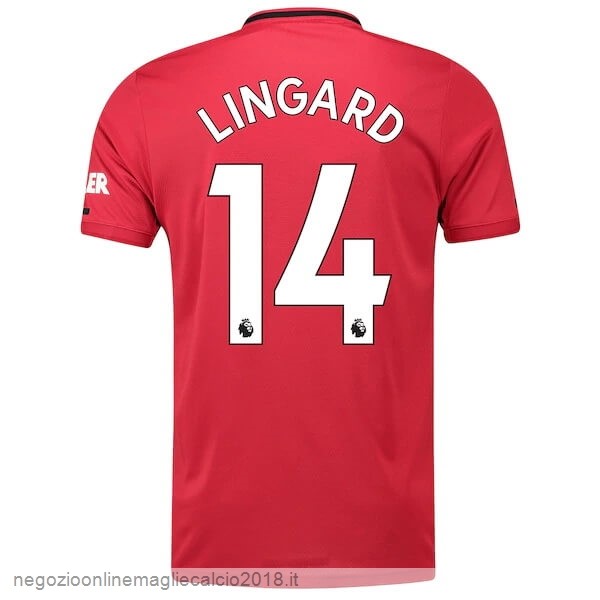 NO.14 Lingard Home Online Maglia Manchester United 2019/20 Rosso