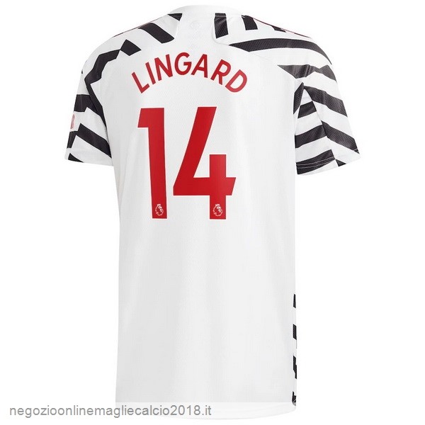 NO.14 Lingard Terza Online Maglia Manchester United 2020/21 Bianco