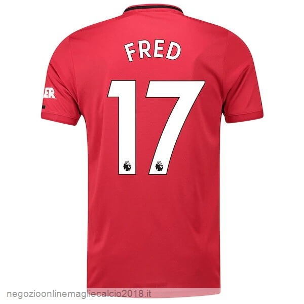 NO.17 Fred Home Online Maglia Manchester United 2019/20 Rosso