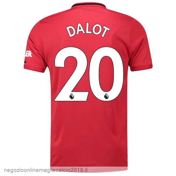 NO.20 Dalot Home Online Maglia Manchester United 2019/20 Rosso