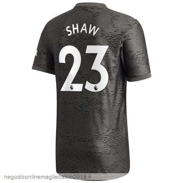 NO.23 Shaw Away Online Maglia Manchester United 2020/21 Nero
