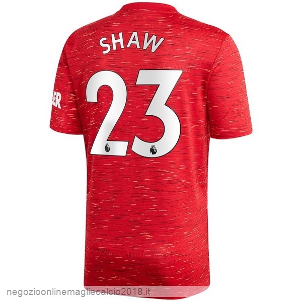 NO.23 Shaw Home Online Maglia Manchester United 2020/21 Rosso