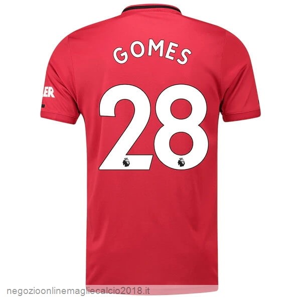 NO.28 Gomes Home Online Maglia Manchester United 2019/20 Rosso