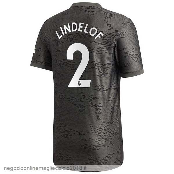 NO.2 Lindelof Away Online Maglia Manchester United 2020/21 Nero