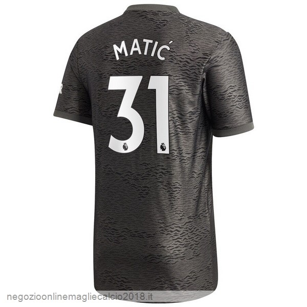 NO.31 Matic Away Online Maglia Manchester United 2020/21 Nero
