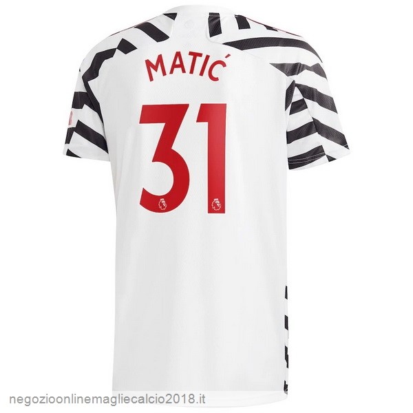 NO.31 Matic Terza Online Maglia Manchester United 2020/21 Bianco