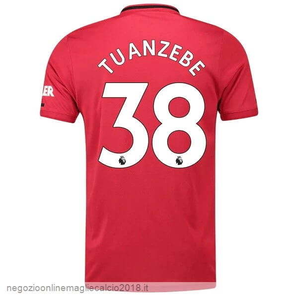 NO.38 Tuanzebe Home Online Maglia Manchester United 2019/20 Rosso