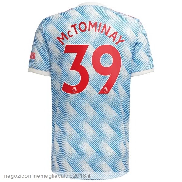 NO.39 McTominay Away Online Maglia Manchester United 2021/2022 Blu