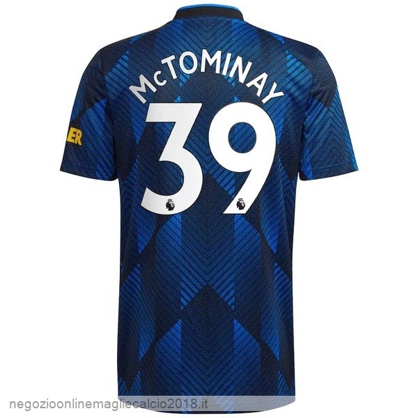 NO.39 McTominay Terza Online Maglia Manchester United 2021/2022 Blu