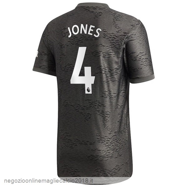 NO.4 Jones Away Online Maglia Manchester United 2020/21 Nero