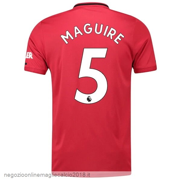 NO.5 Maguire Home Online Maglia Manchester United 2019/20 Rosso